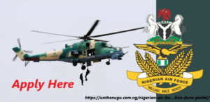 Nigerian Air Force Application Form