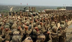 Pakistan Army Recruitment Form